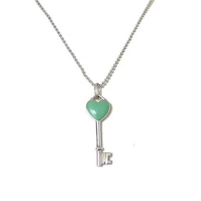 Pre-owned Tiffany & Co Enamel 925 Necklace () In Blue