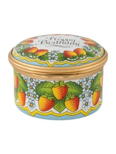 Pre-owned Tiffany & Co Enamel Box In White