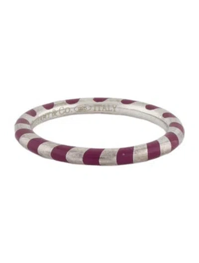 Pre-owned Tiffany & Co Enamel Venezia Palina Ring In Multi