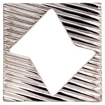 Pre-owned Tiffany & Co Estate Abstract Brooch Sterling Silver 14.8 Grams In Multi
