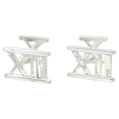 Pre-owned Tiffany & Co Estate Cufflinks Sterling Silver 6.20 Grams In Multi