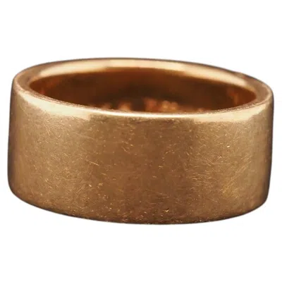 Pre-owned Tiffany & Co Estate Vintage 14k Yellow Gold . Wide Band - Vhk#1025