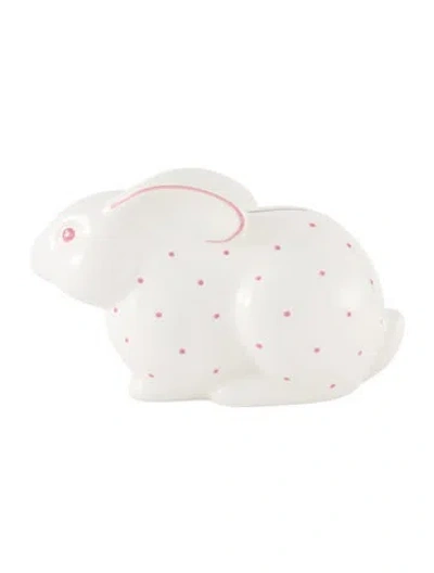Pre-owned Tiffany & Co Este Ceramiche Polka Dot Rabbit Bank In Multi