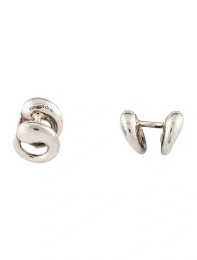 Pre-owned Tiffany & Co Eternal Circle Cufflinks In Multi