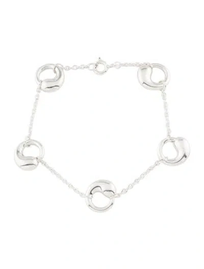 Pre-owned Tiffany & Co Eternal Circle Station Bracelet, 6.25" In Multi