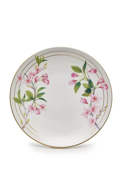 Tiffany & Co . - Exclusive Cherry Blossom Porcelain Dessert Plate - Multi