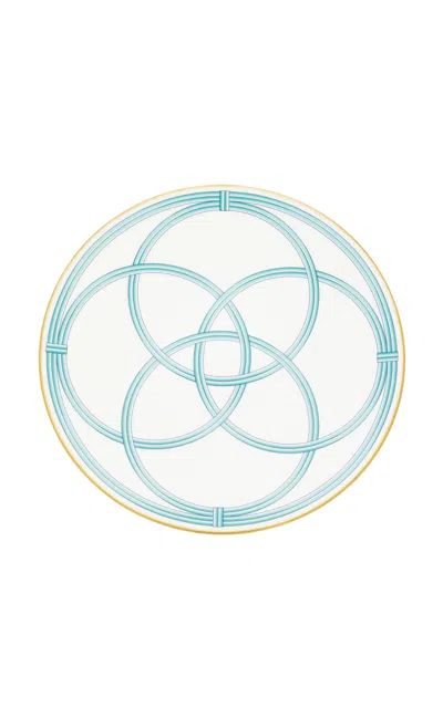 Tiffany & Co . - Exclusive Tiffany Blue Link Dinner Plate - Blue