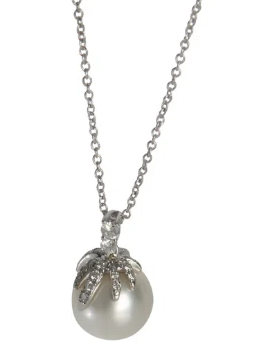 Tiffany & Co . Fireworks Platinum 0.15 Ct. Tw. Diamond Necklace (authentic Pre-  Loved) In Metallic