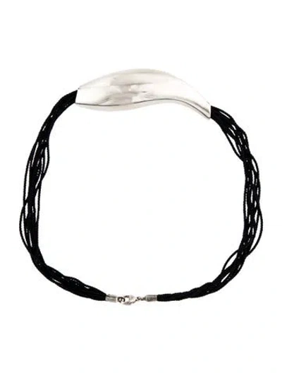 Pre-owned Tiffany & Co Fish Choker Necklace, 15" In Multicolor