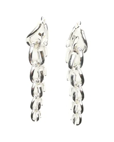 Tiffany & Co Forge Drop Link Earrings In Silver