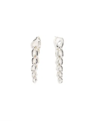 Tiffany & Co Forge Drop Link Earrings In Silver
