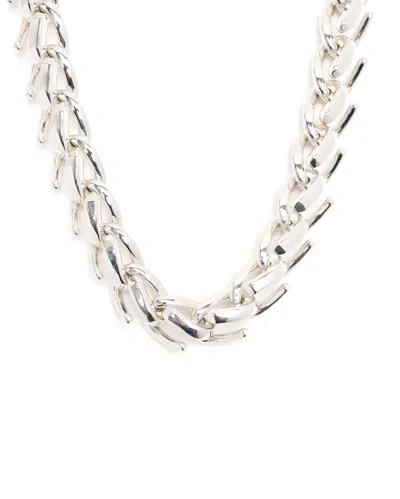 Tiffany & Co Forge Link Large Necklace In White