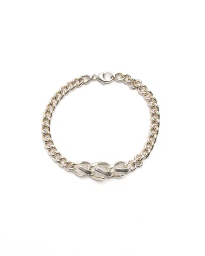 Tiffany & Co Forge Silver Bracelet In Green