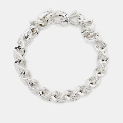 Pre-owned Tiffany & Co Forge Sterling Silver 925 Link Bracelet