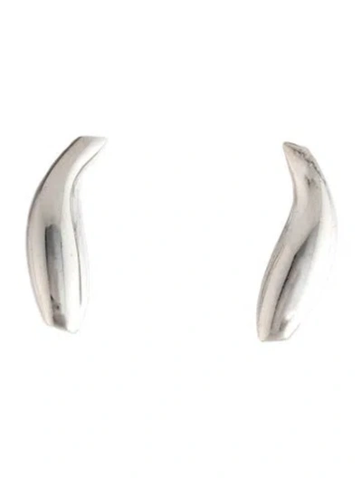 Pre-owned Tiffany & Co Frank Gehry Fish Stud Earrings In Multi