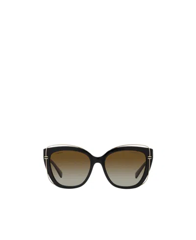 Tiffany & Co Geometric Frame Sunglasses In Black