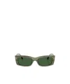 Tiffany & Co . 54mm Rectangular Sunglasses In Green
