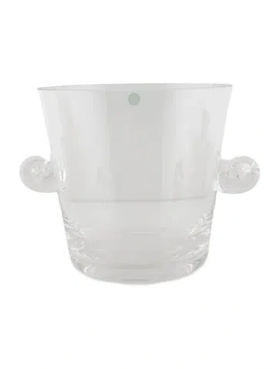 Pre-owned Tiffany & Co Glass Vase With Arms In Transparent