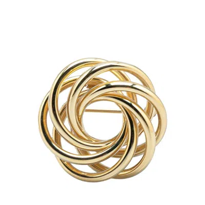 Pre-owned Tiffany & Co Gold (14k) Brooch () In Yellow