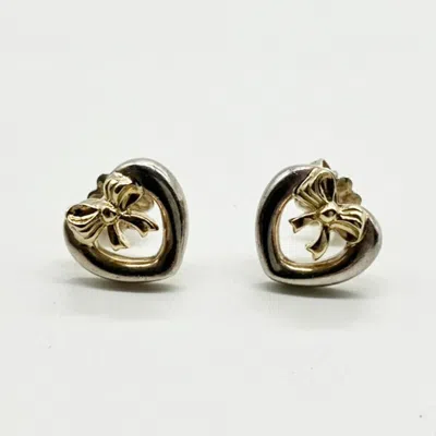 Pre-owned Tiffany & Co Gold (18k) 925 Stud Earrings () In Multi