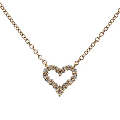 Pre-owned Tiffany & Co Gold (18k) Necklace () In Pink