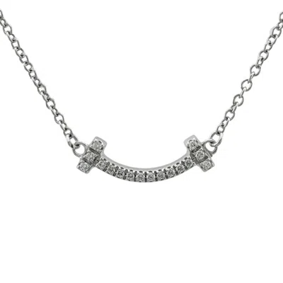 Pre-owned Tiffany & Co Gold (18k) Necklace () In Silver