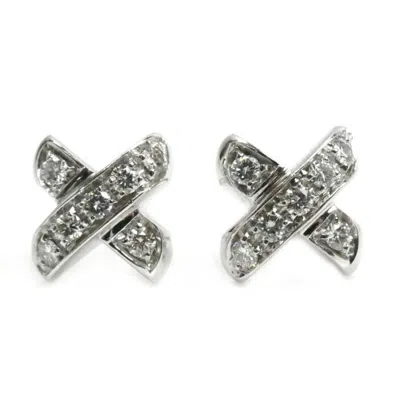 Pre-owned Tiffany & Co Gold (18k) Stud Earrings () In Multi