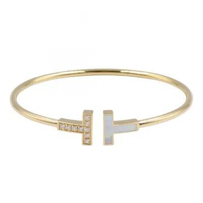 Pre-owned Tiffany & Co Gold Clear Yellow Gold (18k) Bangle () In Multi