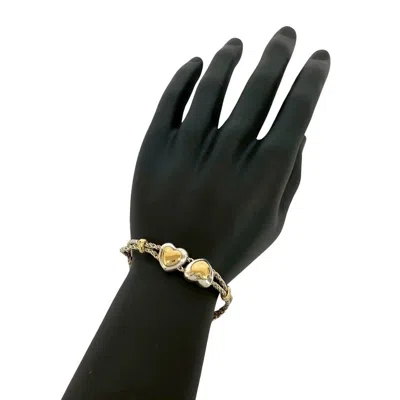 Pre-owned Tiffany & Co Gold Gold (18k) 925 Charm Bracelet () In Multi