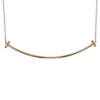 Pre-owned Tiffany & Co Gold Pink Gold Pink Gold (18k) Necklace () In Multi