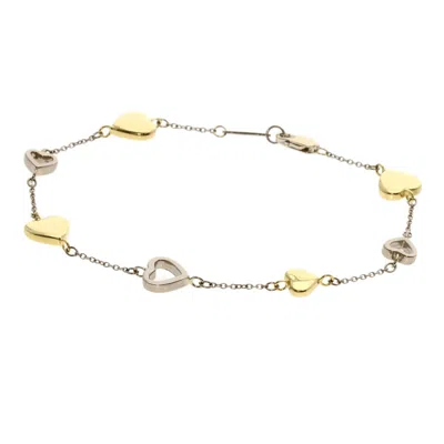 Pre-owned Tiffany & Co Gold Yellow Gold Gold (18k) Yellow Gold (18k) Charm Bracelet () In Multi
