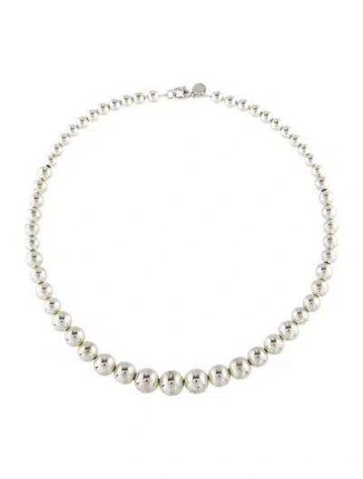 Pre-owned Tiffany & Co Graduated Ball Necklace, 16.25" In Multi