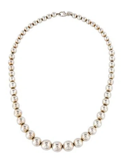 Pre-owned Tiffany & Co Graduated Ball Necklace In Multi