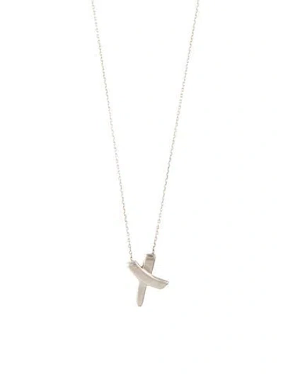 Pre-owned Tiffany & Co Graffiti X Pendant Necklace, 20" In Multi
