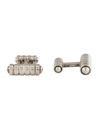 Pre-owned Tiffany & Co Groove Cufflinks In Multi