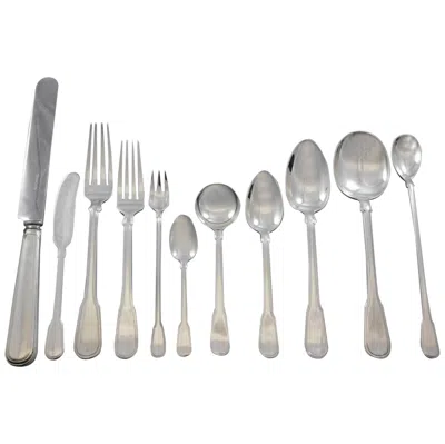 Pre-owned Tiffany & Co Hamilton By  Sterling Silver Flatware Set 8 Service 92 Pcs Dinner