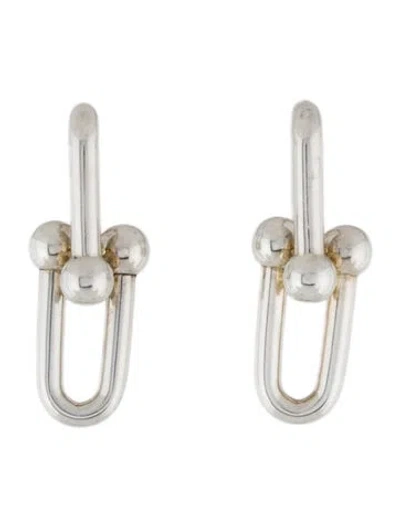 Pre-owned Tiffany & Co Hardware Large Link Earrings In Multi