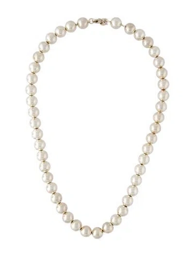 Pre-owned Tiffany & Co Hardwear Ball Necklace, 17" In Multi