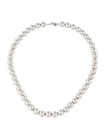 Pre-owned Tiffany & Co Hardwear Ball Necklace, 18" In Multi