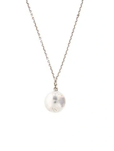 Pre-owned Tiffany & Co Hardwear Ball Pendant Necklace, 20.25" In Multi
