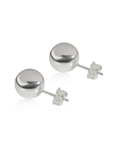 Pre-owned Tiffany & Co . Hardwear Ball Silver Earrings (authentic Pre-loved)