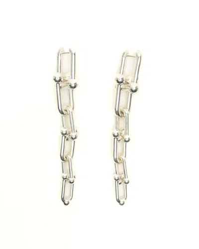 Tiffany & Co Hardwear Graduated Link Earrings In Pink