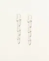Tiffany & Co Hardwear Graduated Link Earrings In Silver