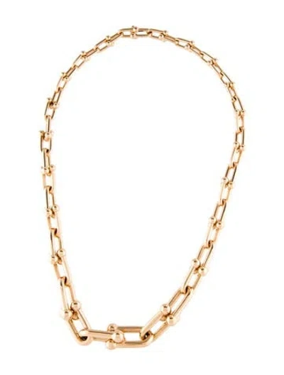 Pre-owned Tiffany & Co Hardwear Graduated Link Necklace, 18" In Multi