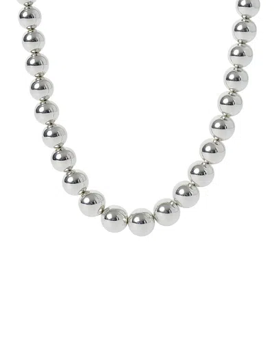 Tiffany & Co . Hardwear Graduating Ball Silver Necklace (authentic Pre-loved) In Metallic