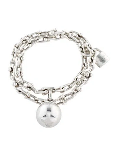Pre-owned Tiffany & Co Hardwear Small Wrap Bracelet, 6.5" In Multi