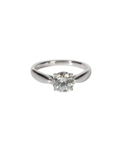 Tiffany & Co . Harmony Diamond Engagement Ring (authentic Pre-loved) In Silver