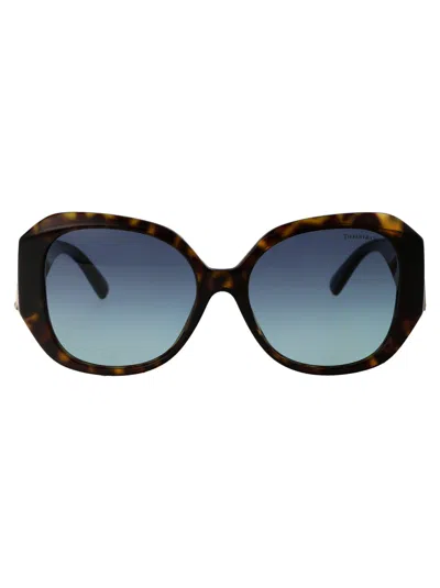 TIFFANY & CO TIFFANY & CO HAVANA ACETATE SUNGLASSES