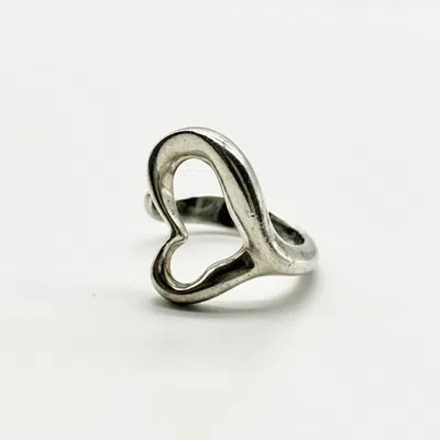 Pre-owned Tiffany & Co Heart 925 Band Ring () In Multi