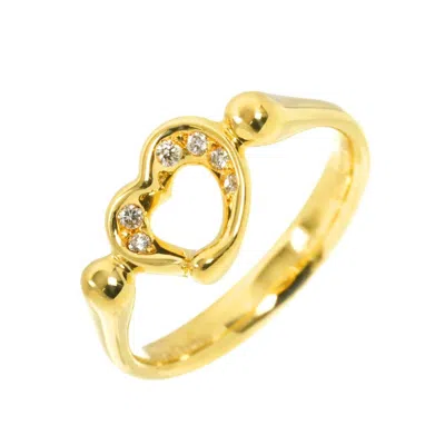 Pre-owned Tiffany & Co Heart Alloy Gold (18k) Band Ring ()